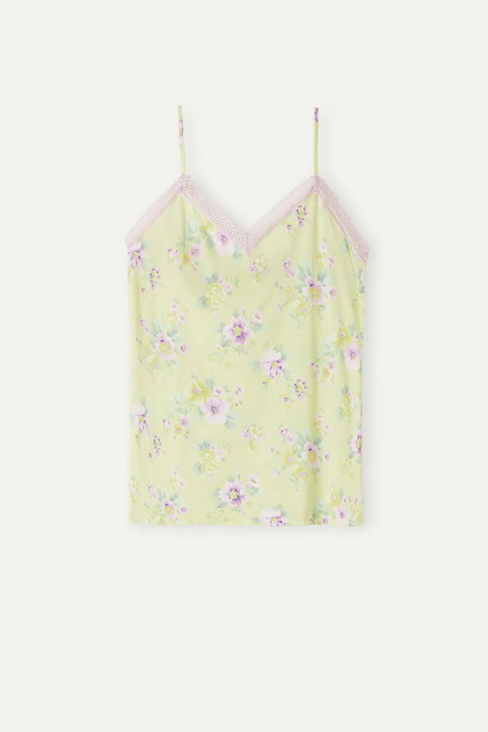 M Multicolor Womens Flower Power Cotton Top - image 1