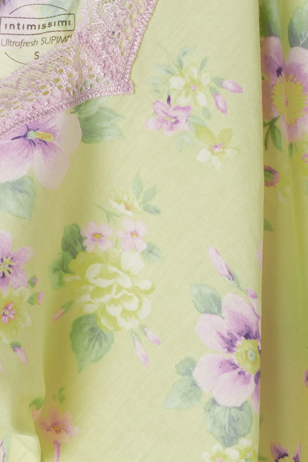 M Multicolor Womens Flower Power Cotton Top - image 3