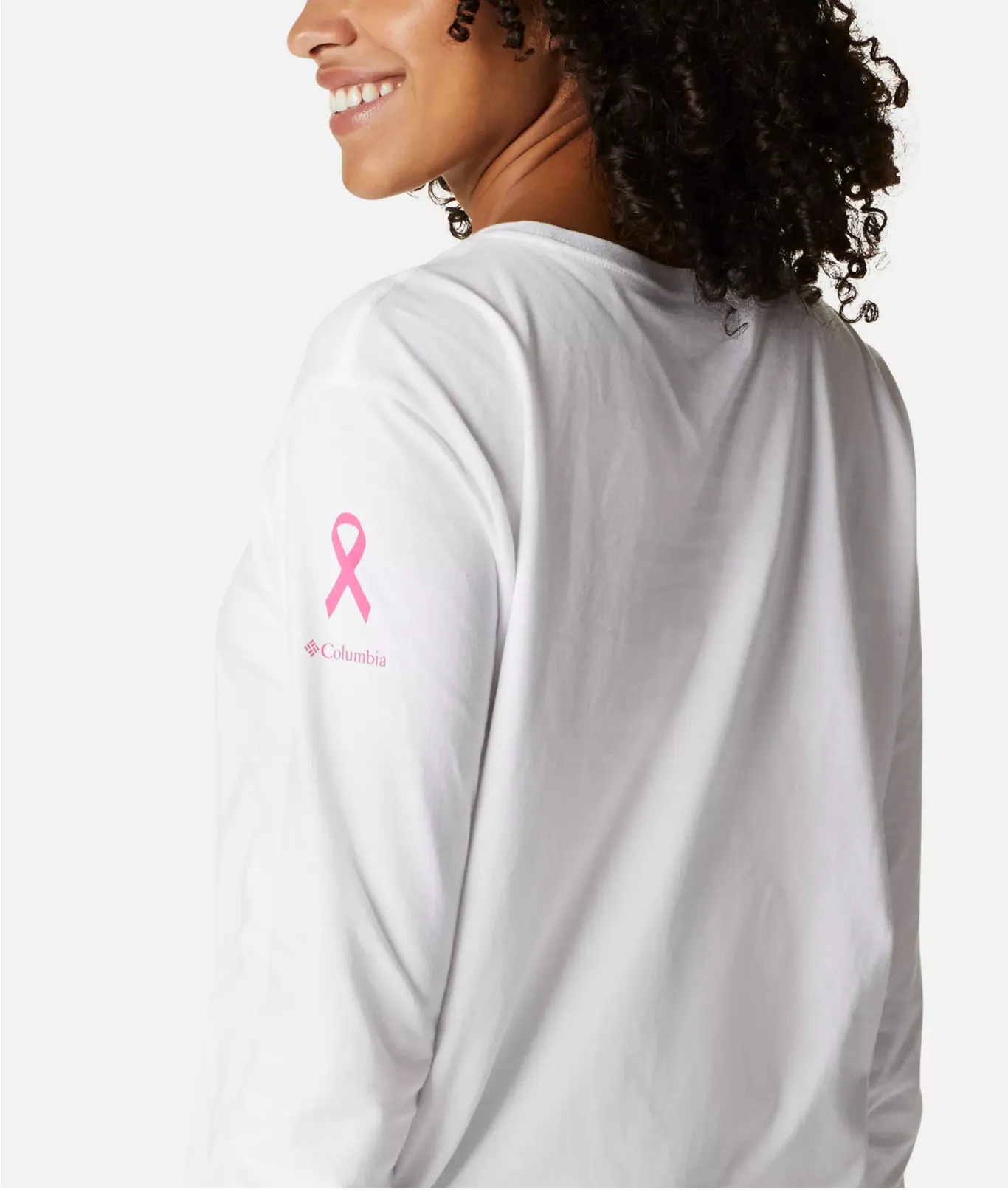 Generic White Womens Tested Tough In Pink Graphic Long Sleeve Tee - image 5