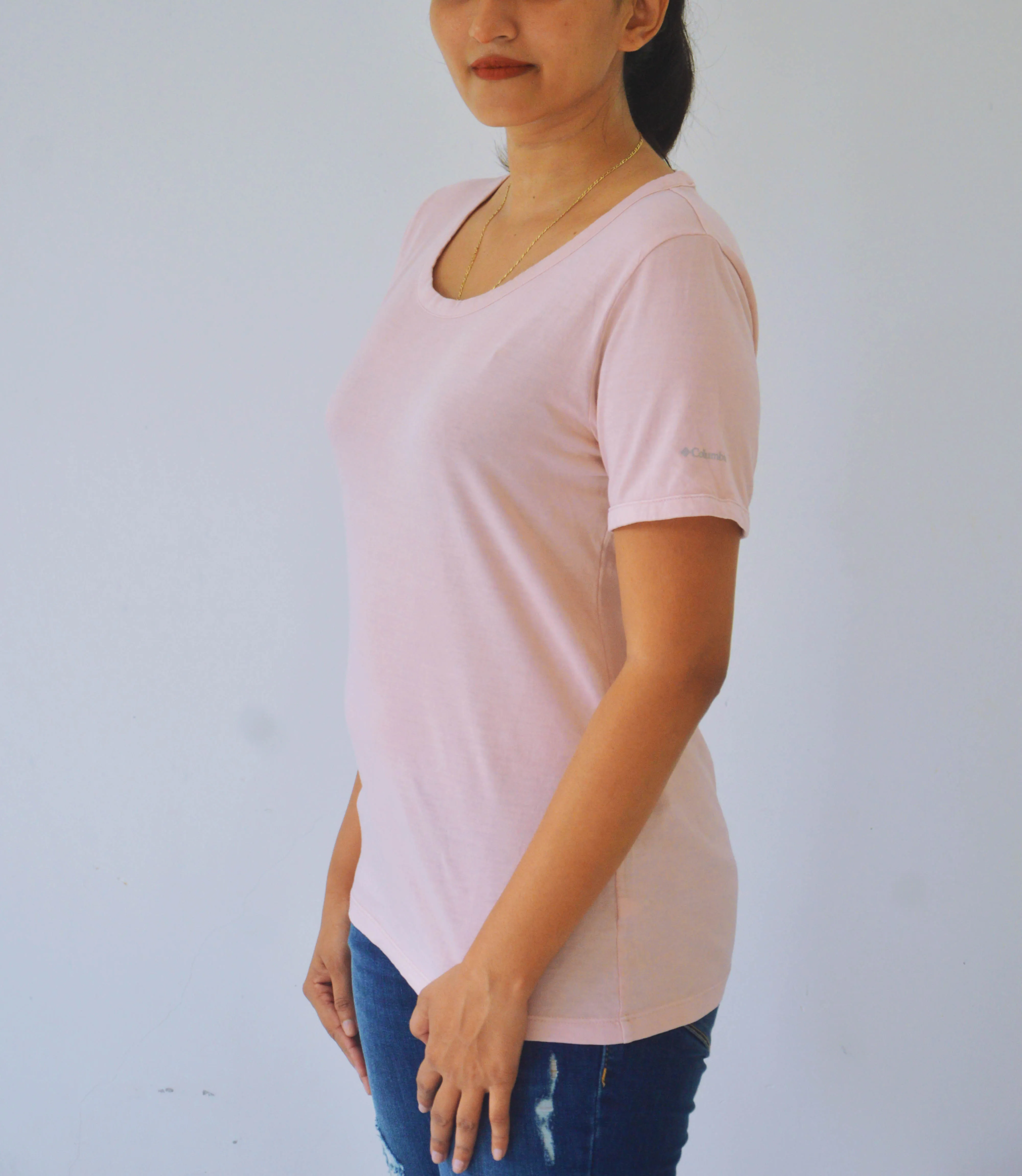Columbia Womens T-shirt Pink - image 2