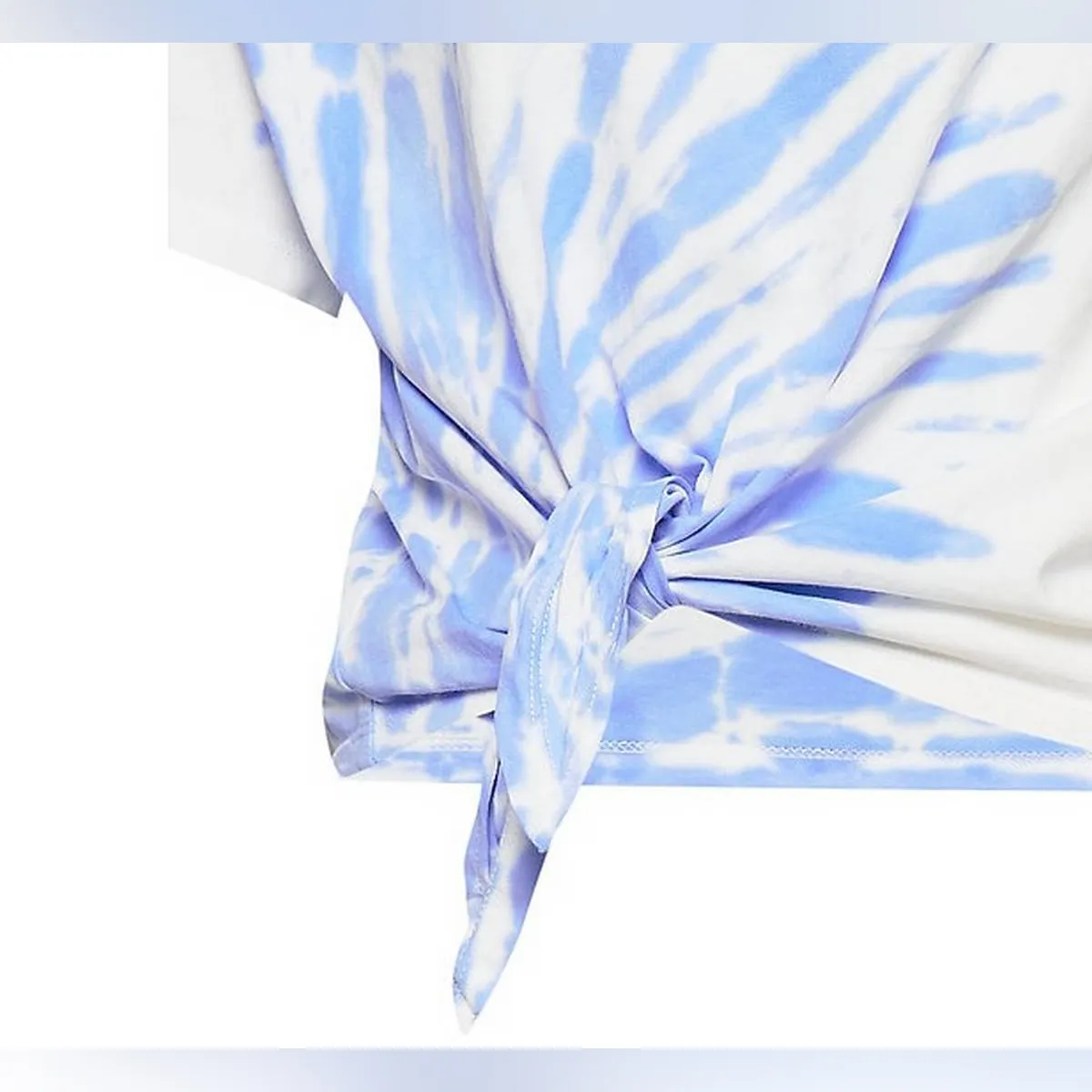 Generic White Women's Tie-Dye T-Shirt - Comfortable Fit - image 1