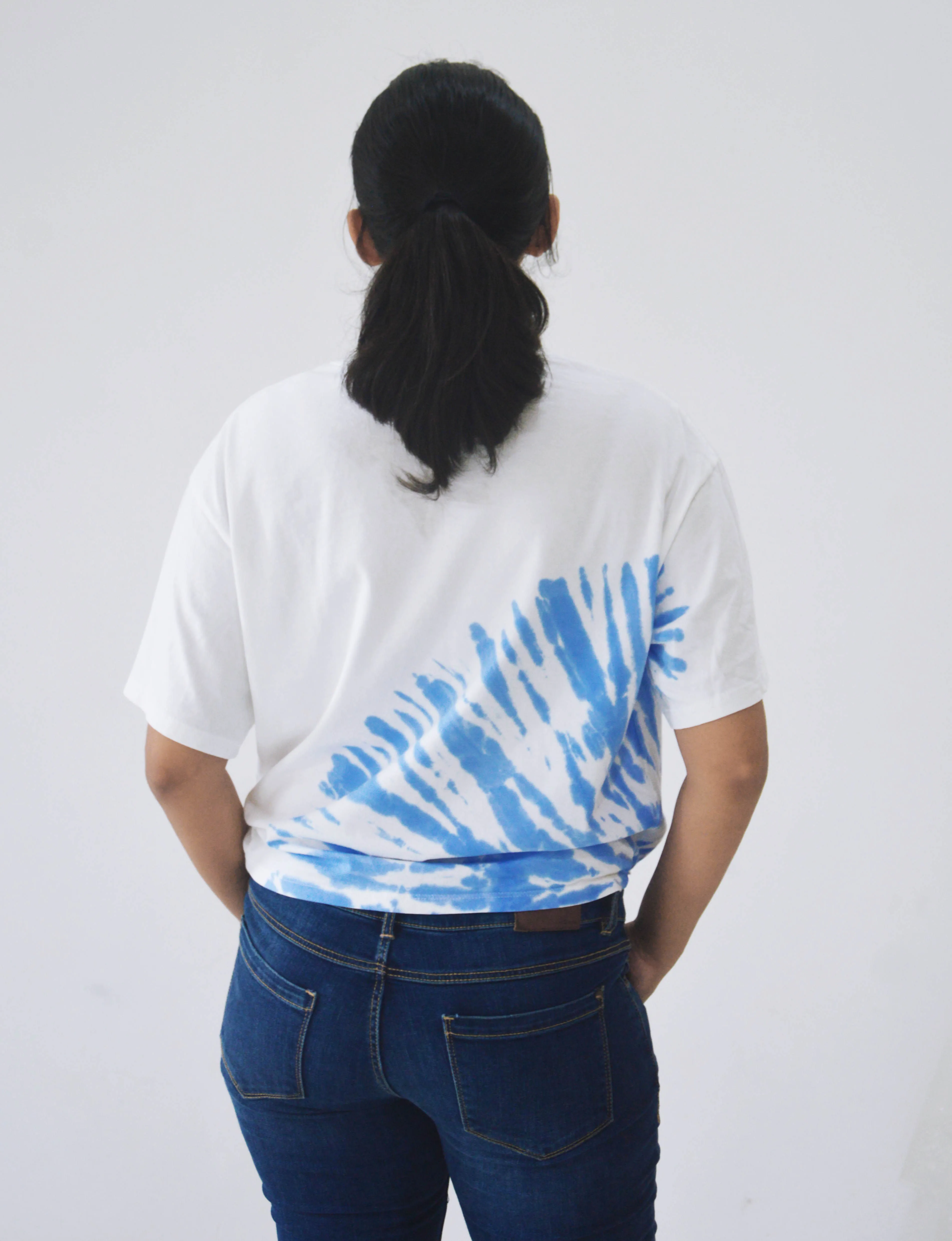 Generic White Women's Tie-Dye T-Shirt - Comfortable Fit - image 4