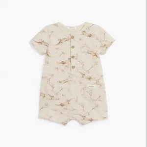 Newbie Romper Jumpsuit Animal Printed Organic Cotton