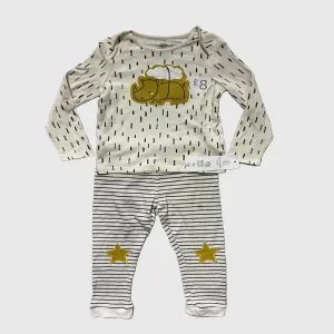 F&F Kids Boys Suit Cream 2-3yrs