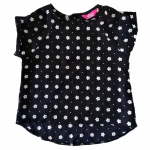 Ramas Girl Polyester Top Black & Red 3-4 Yrs
