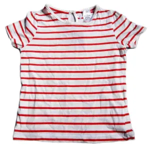Ramas Girl Cotton Top Red & White 4-5 yrs