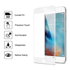 Apple iPhone 7/8 FULL Tempered Glass - White