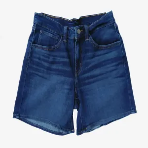 Levis Mid Length Shorts Blue Waist 28
