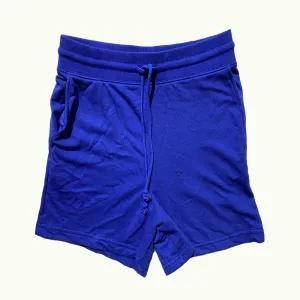 M Blue Womens Cotton Rich Jersey Jogger Shorts