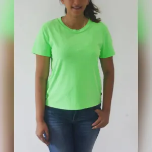 Generic Womens T-shirt Light Green Casual