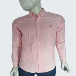 Rose L Mens Pink Shirt Polo