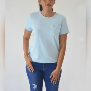 Generic Womens T-shirt Light Blue