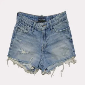 Lucky Brand Blue Mid-Rise Cut Off Shorts