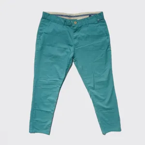 Generic Slim Fit Chino Pant Surf Green Waist 30