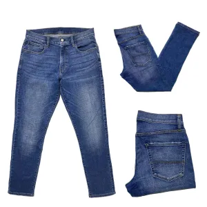 Branded Mens Denim Straight Cut Jeans Stretch Fabric