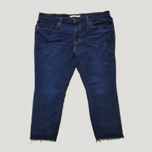 Levi's 724 High-Rise Straight Blue Womens Jeans