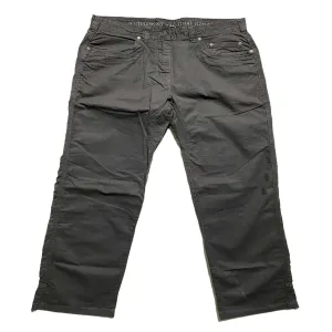 Generic Mens Dark Ash Cargo Straight Cut Pant