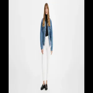 Levi's 721 High-Rise Skinny Womens Jeans White Waist 34