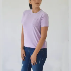 Generic XS Purple Womens T-shirt Cotton