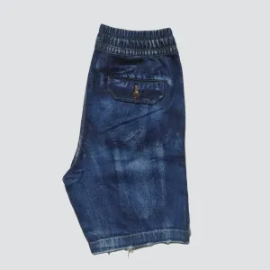 JACK WILLS Mens Branded Denim Short - Dark Blue XXL