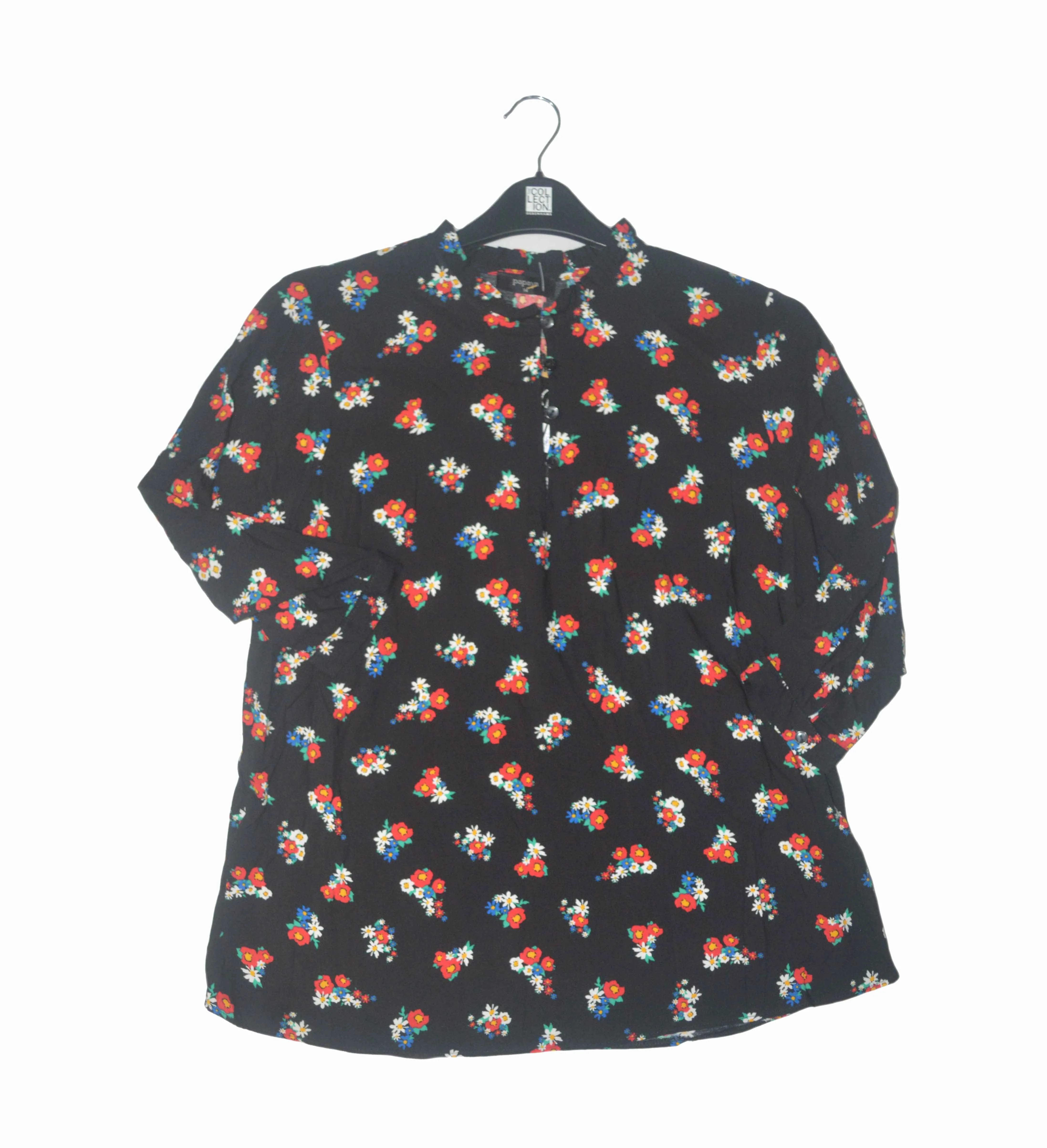 Papaya US12/UK16 Black Womens Blouse - image 4