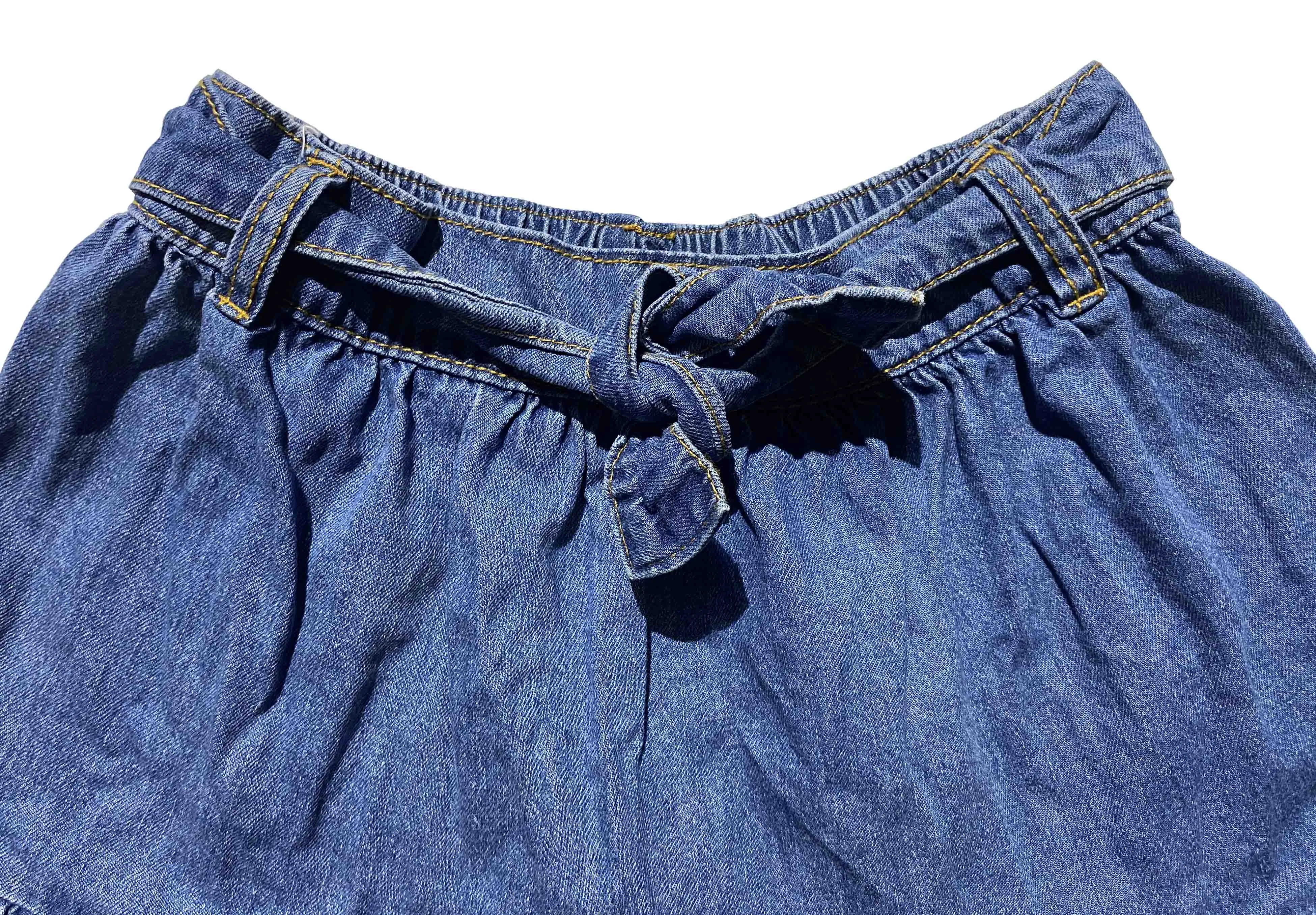 Disnep Mickey Kids Girls Denim Skirt Waist 23 - image 3