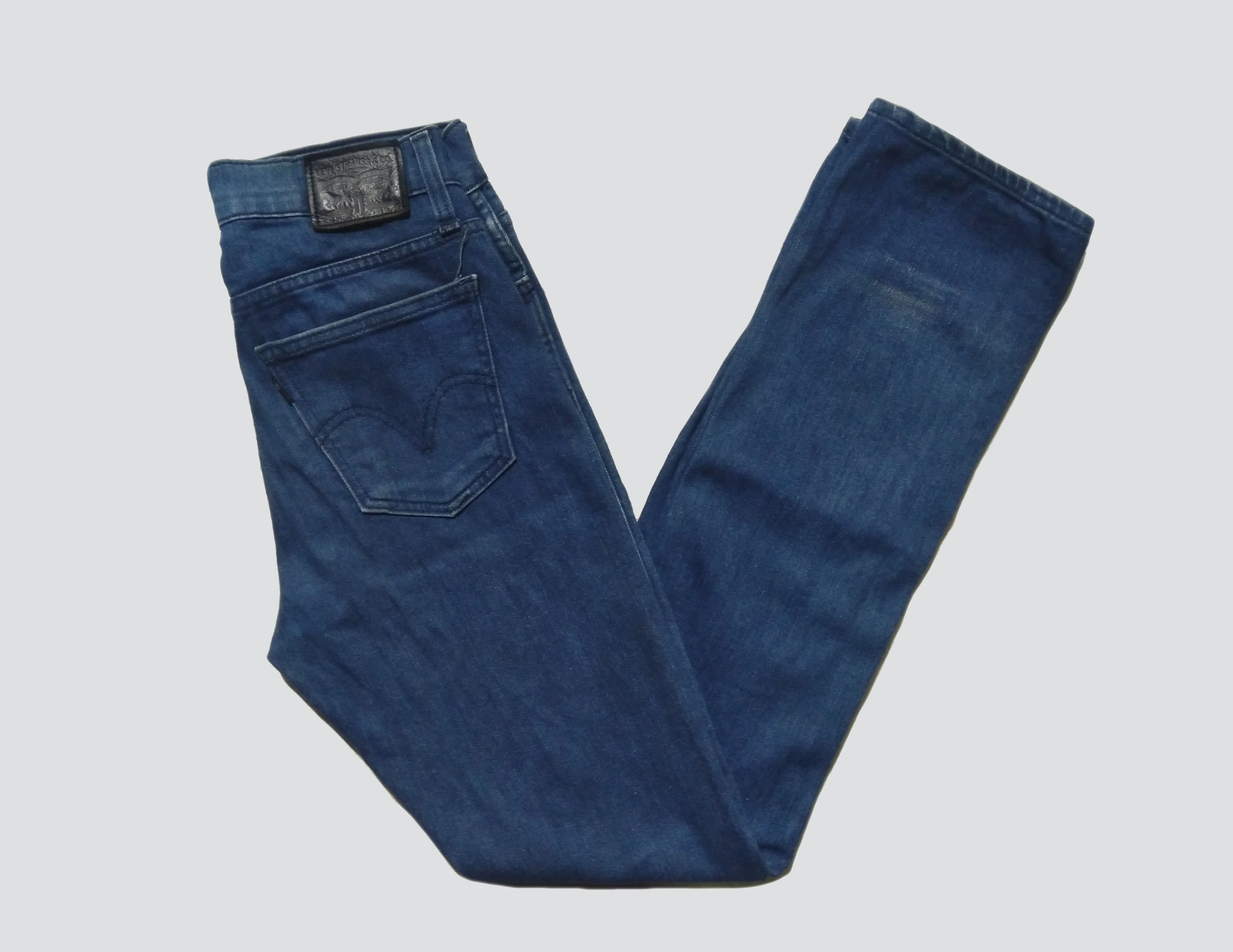 Levis Mid Rise Slim Blue Jeans - image 2