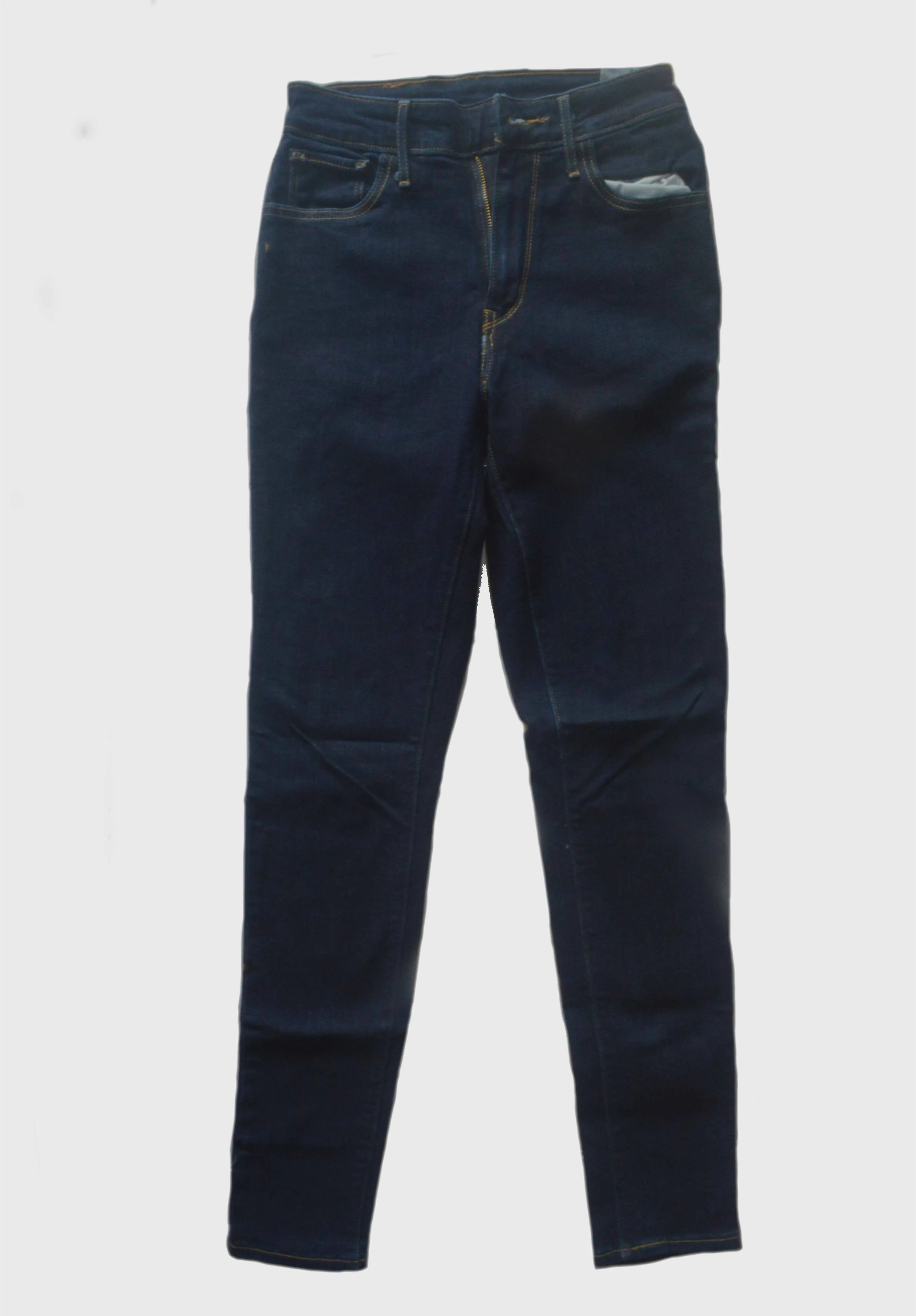 Generic Womens Skinny Dark Blue Denim