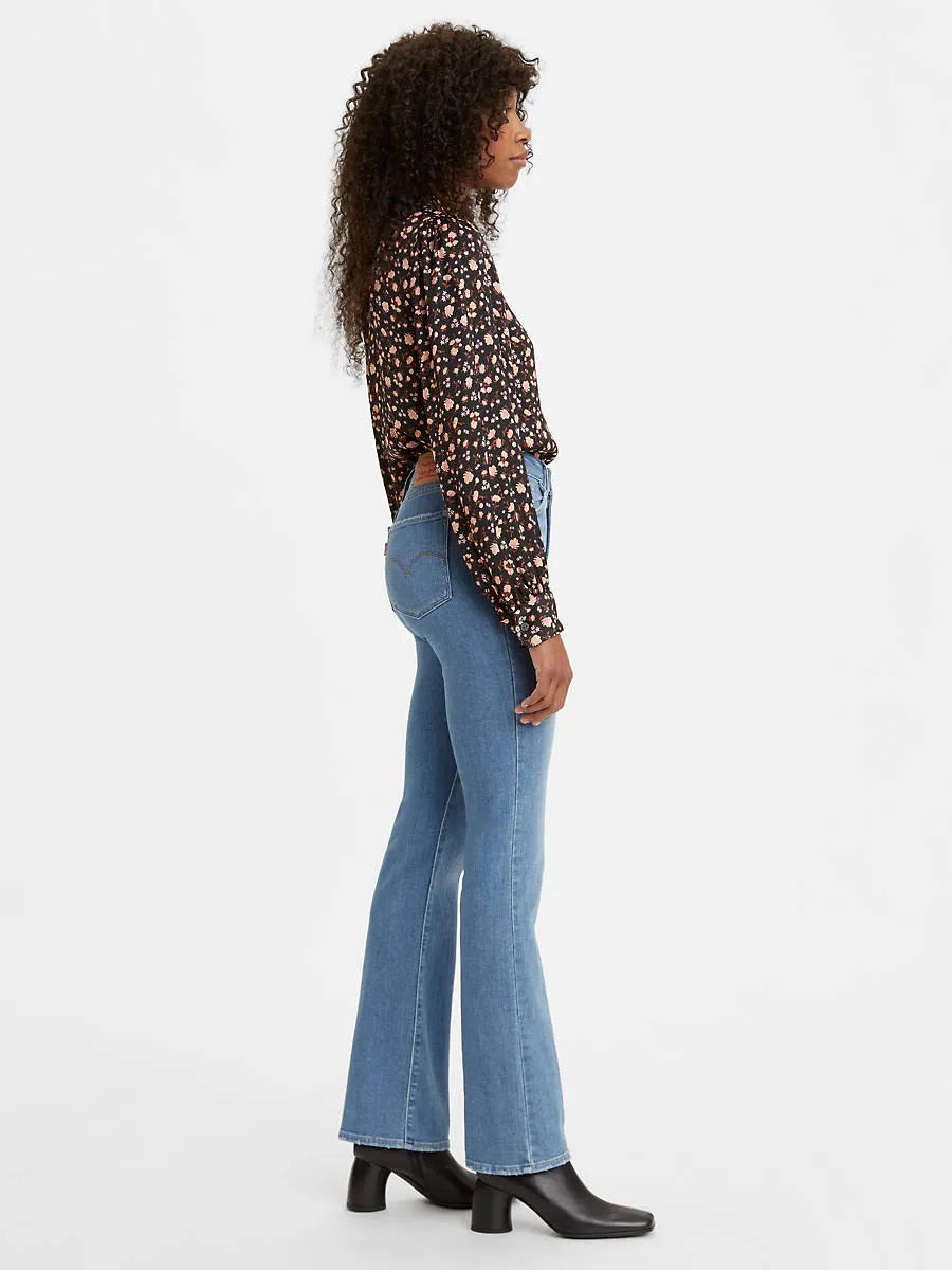 Generic Blue Denim High Rise Bootcut Jeans (Waist:27) - image 3