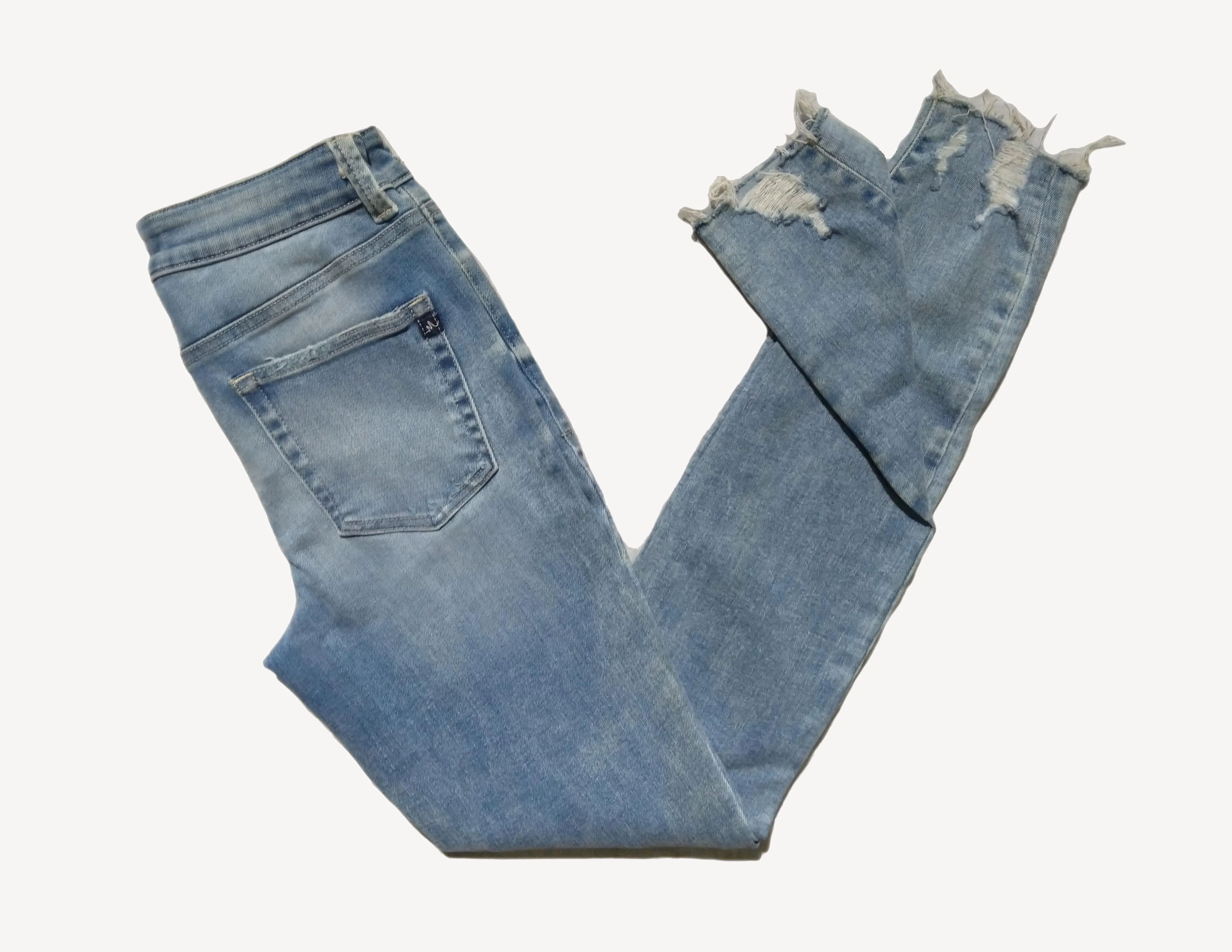 Edgely High Waist Jeans P001 Blue Denim - image 2
