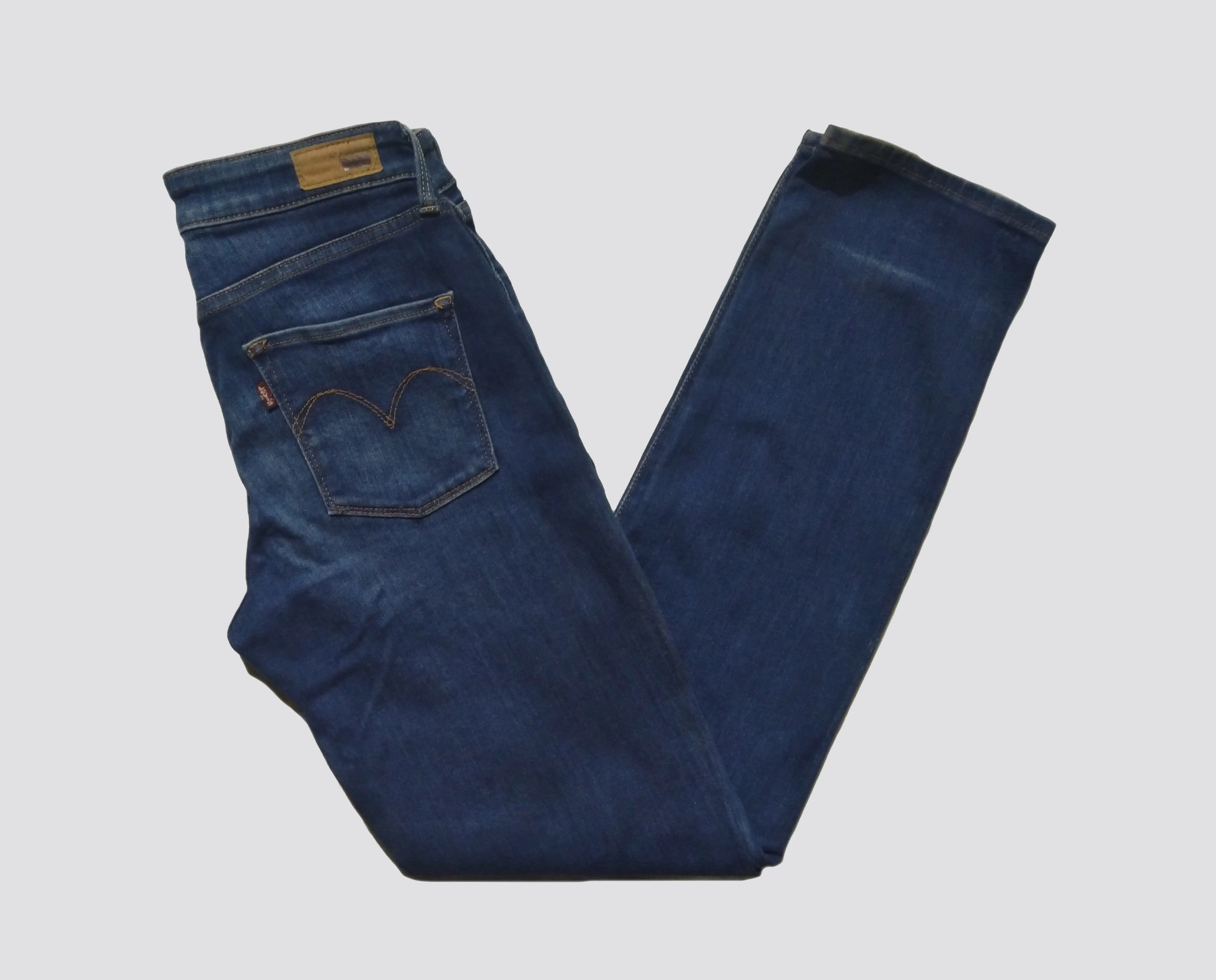 Generic Women's Straight Cut Mid Rise Jeans - image 3
