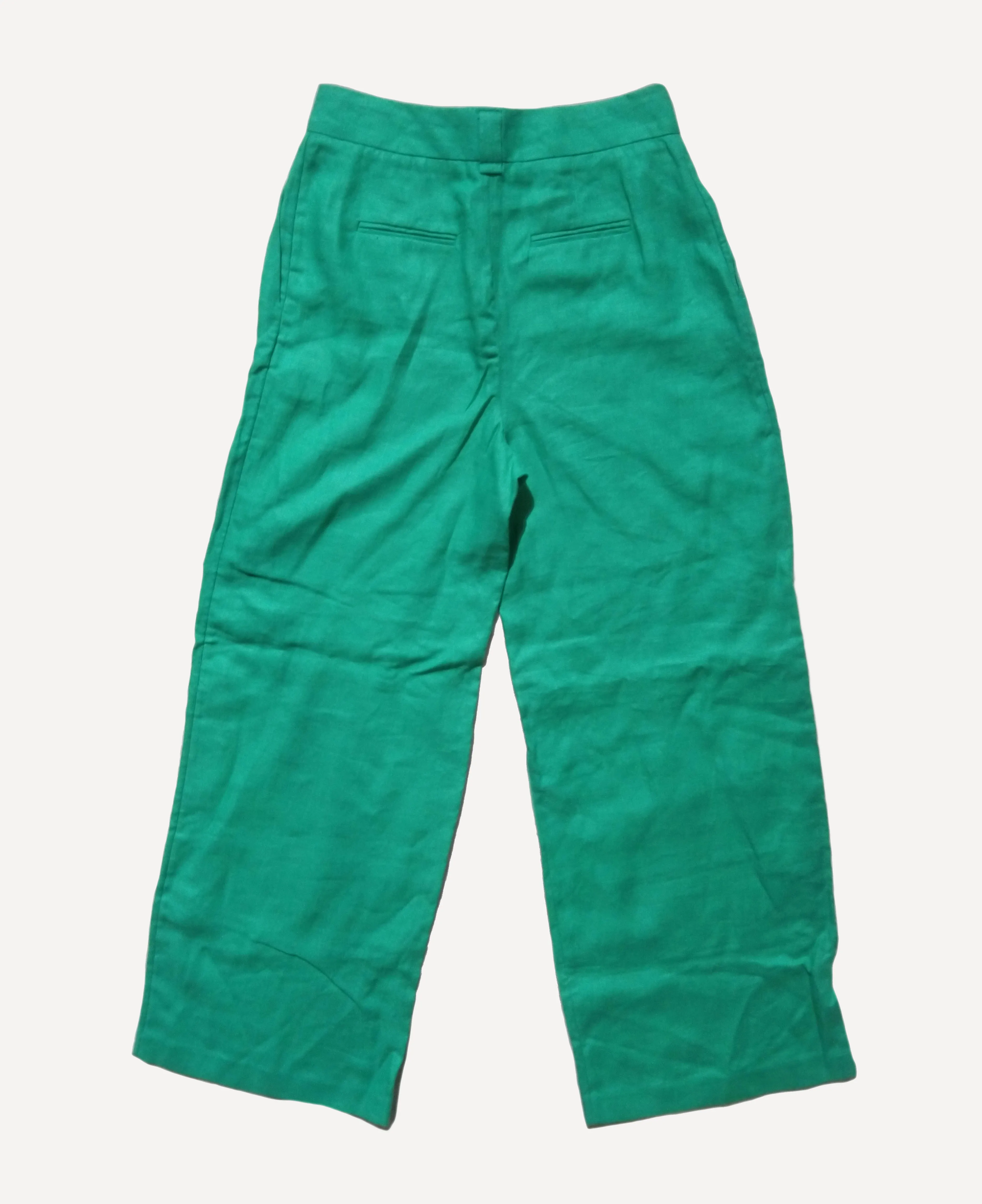 Autograph Relaxed Fit Pant Green Waist 28