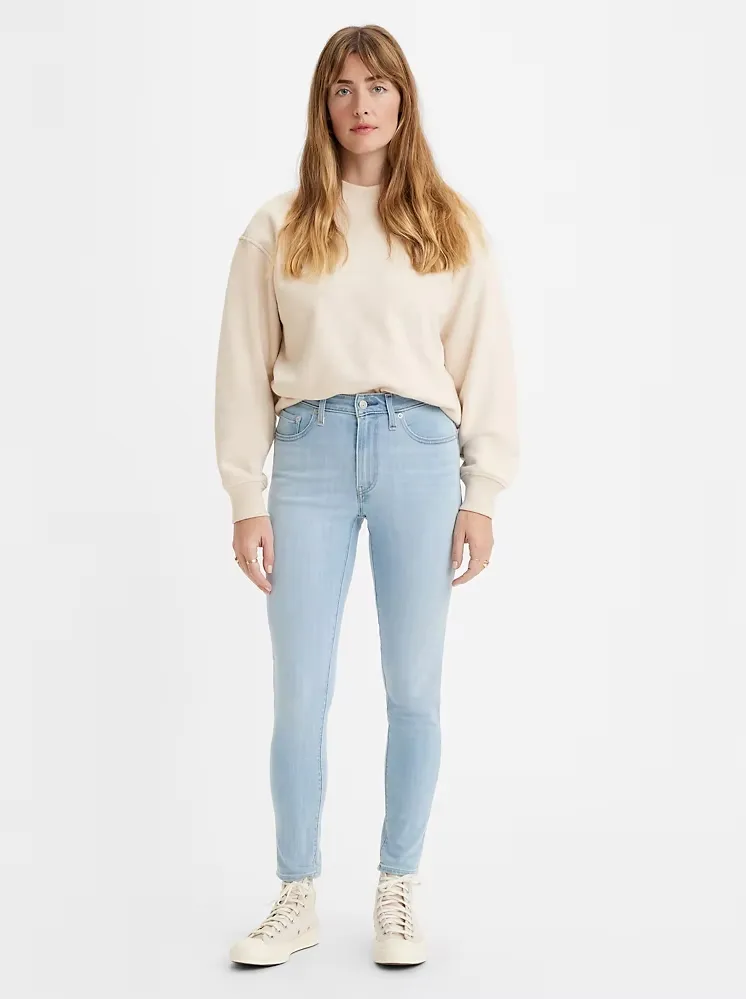 Levi's High Rise Skinny Slim Fit Blue Jeans - image 2