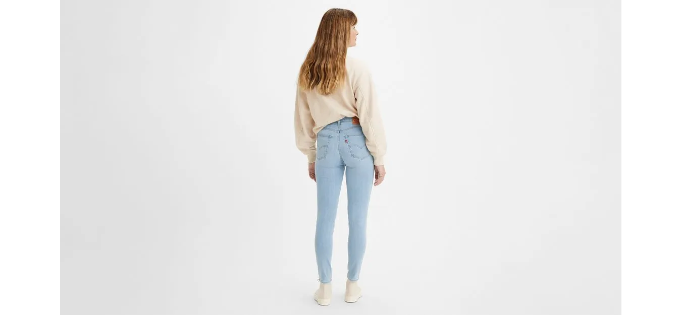 Levi's High Rise Skinny Slim Fit Blue Jeans - image 4