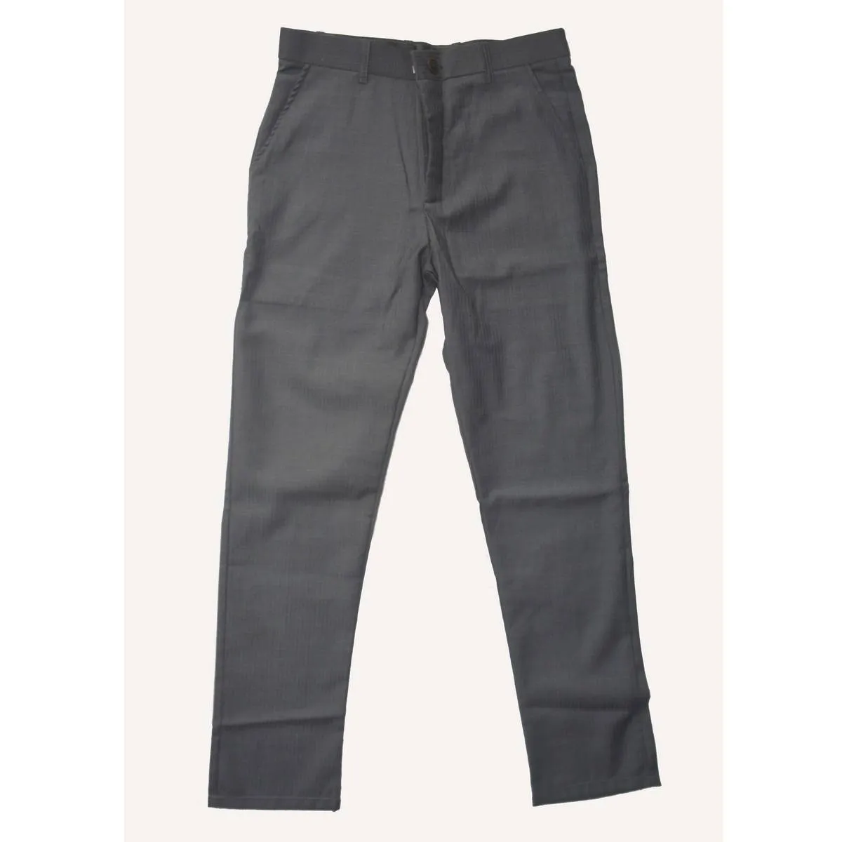 Mens Slim Fit Formal Trouser Black Waist 30