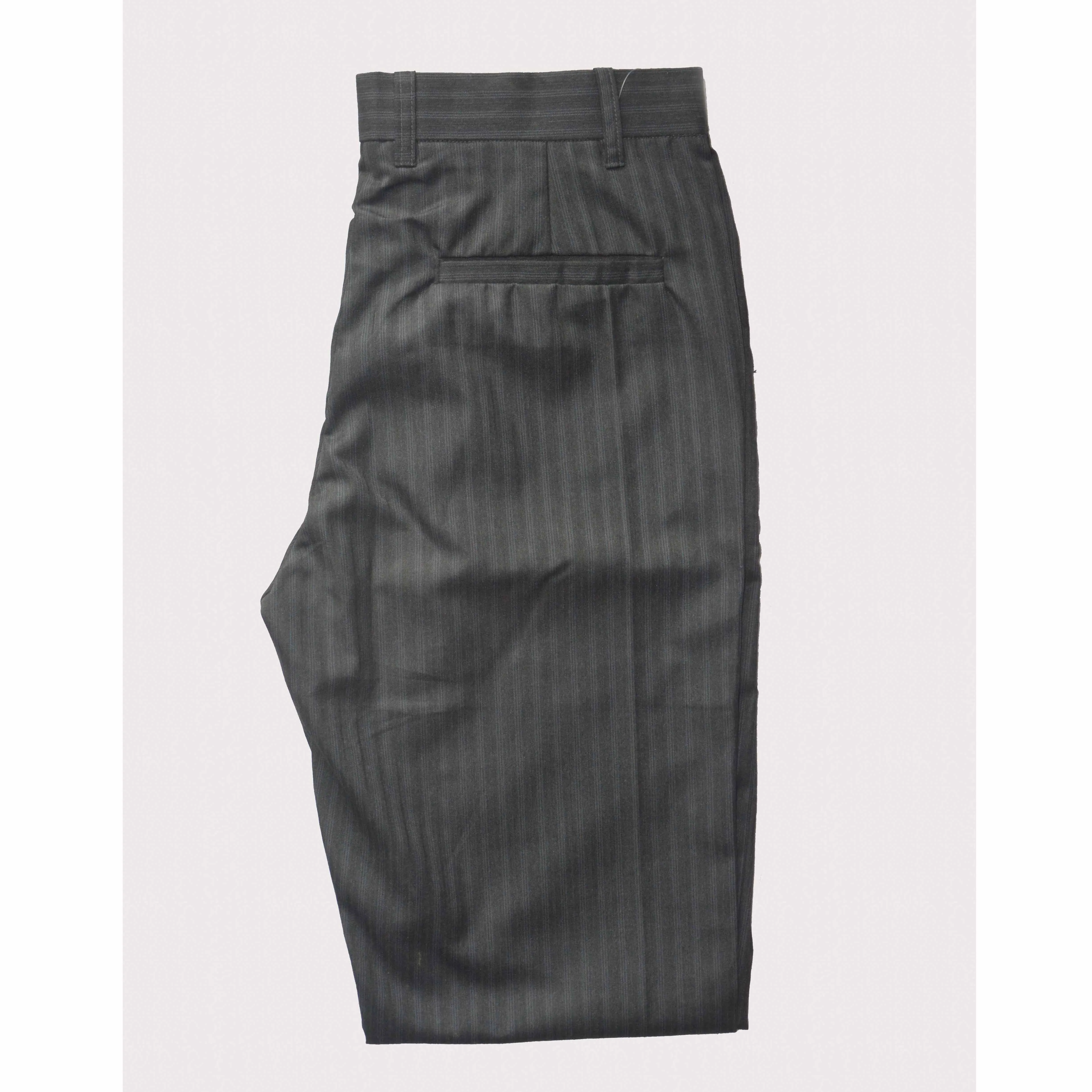 Generic Mens Slim Fit Formal Trouser Black Waist:30 - image 3
