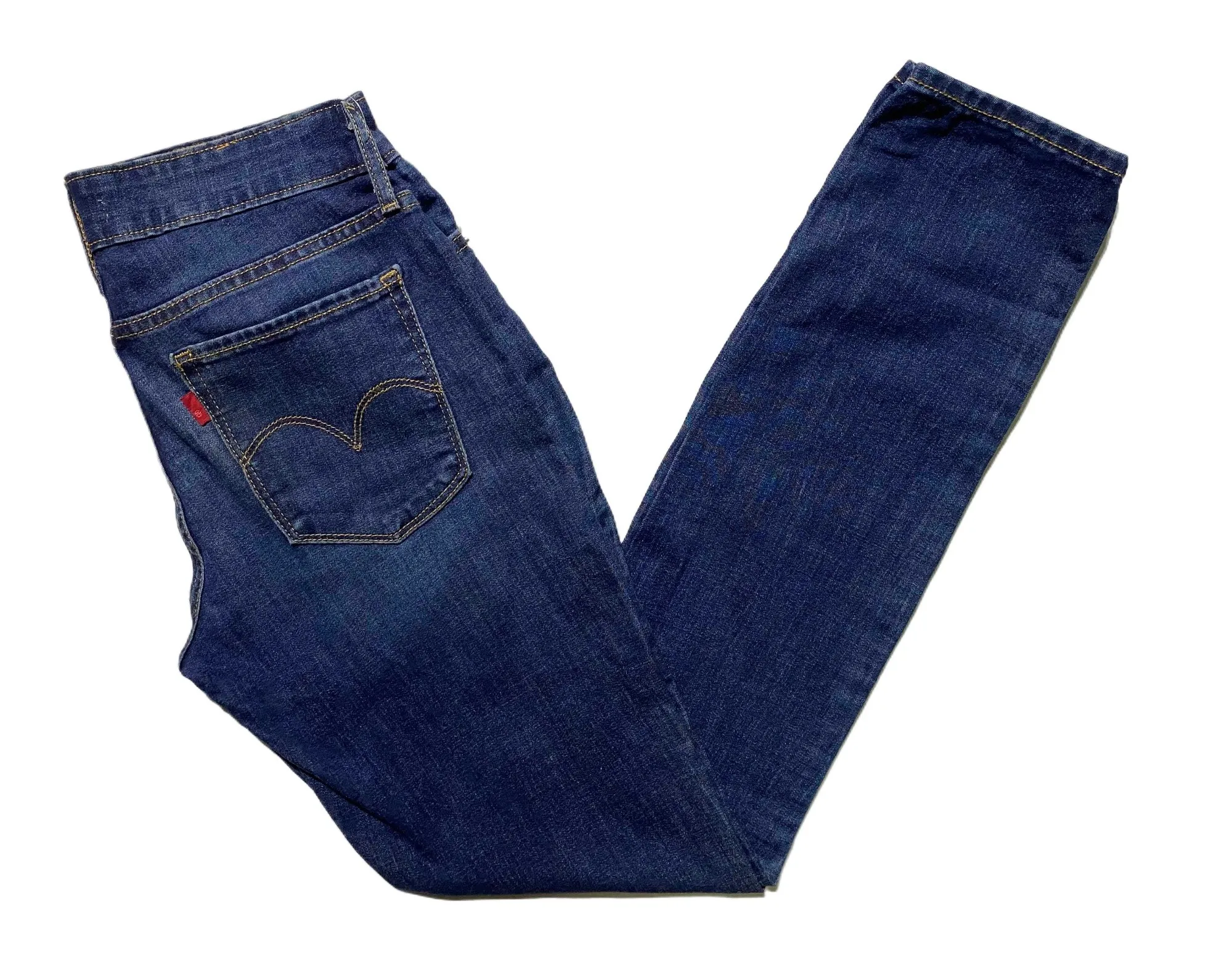 Branded Womens Skinny Jeans -N002 Blue - image 2
