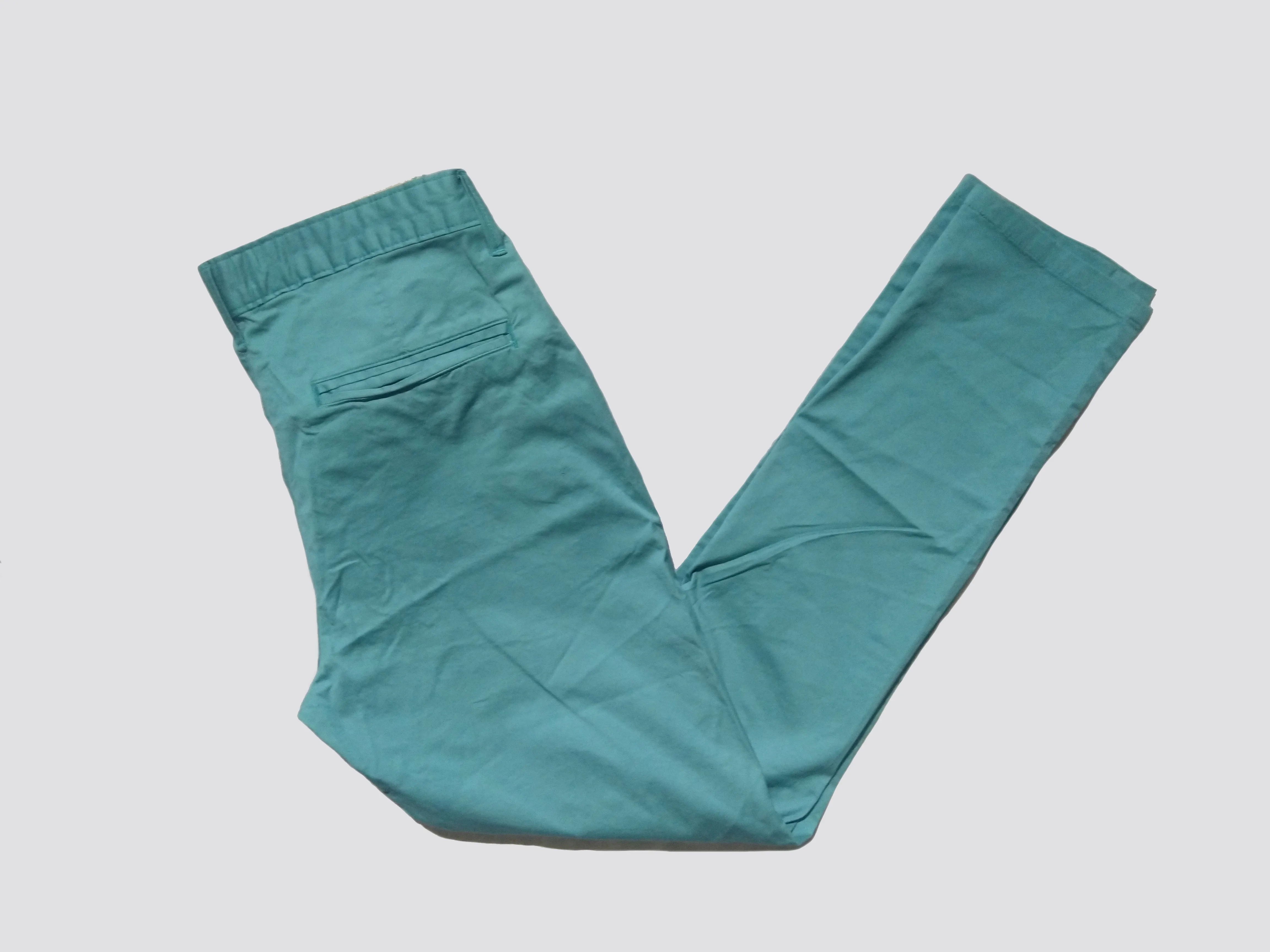 Generic Slim Fit Chino Pant Surf Green Waist 30 - image 3