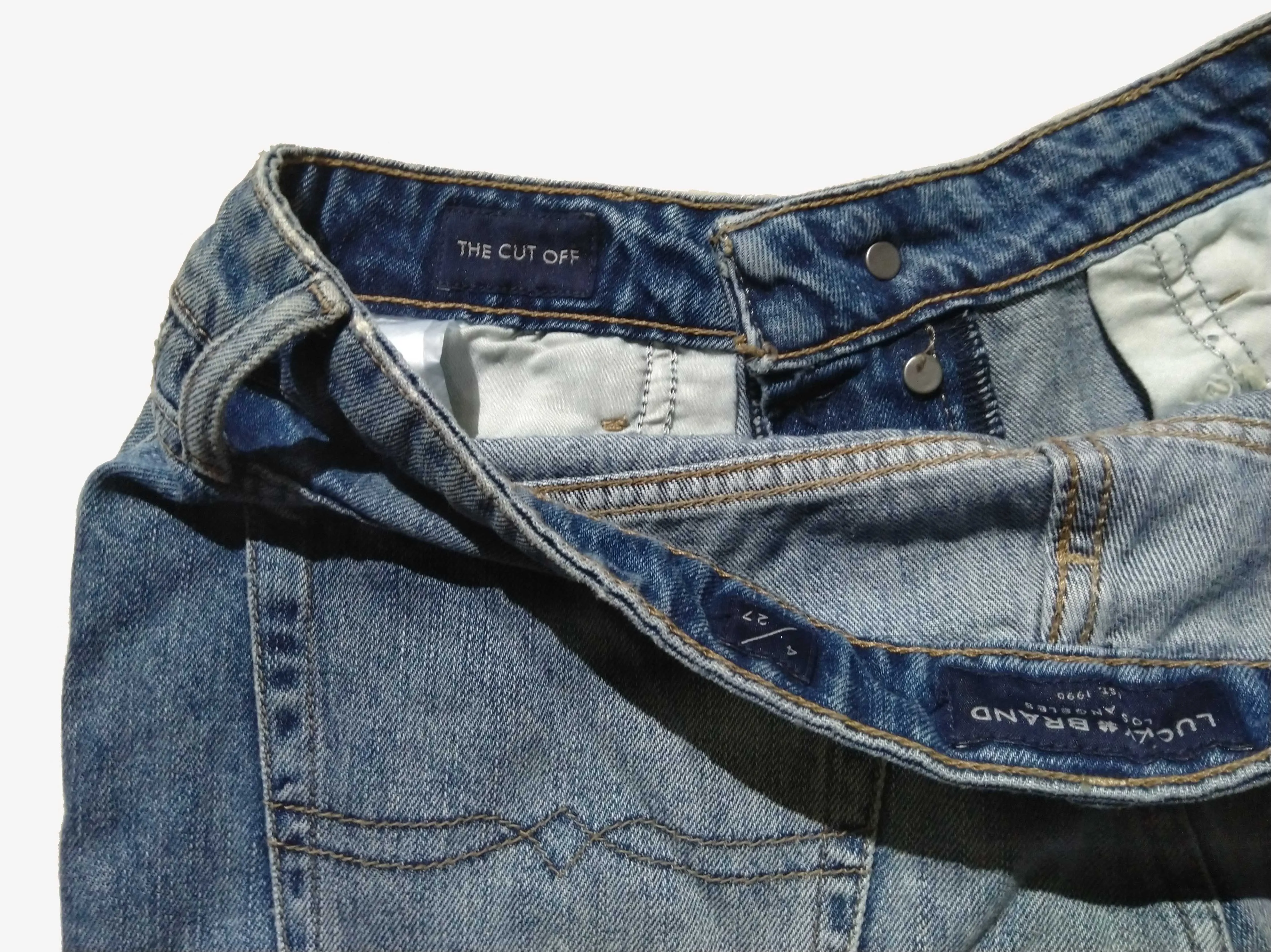 Lucky Brand Cut Off Blue Denim Short - image 5