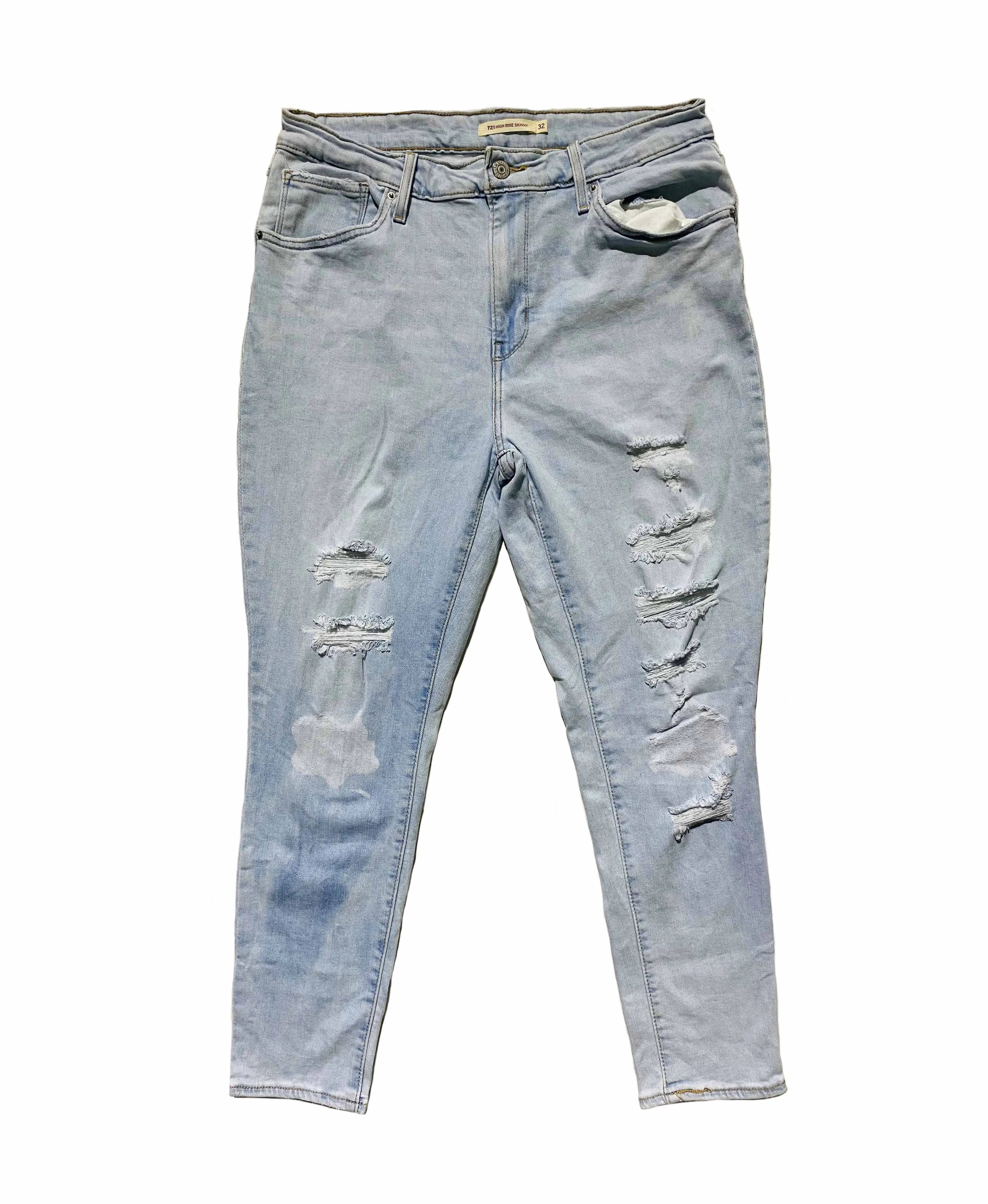 Levis 721 High Rise Skinny Jean Blue - image 1