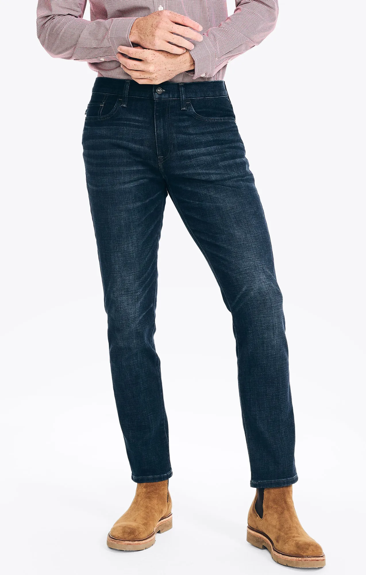 Generic Slim Stretch Denim Jeans Blue - image 3