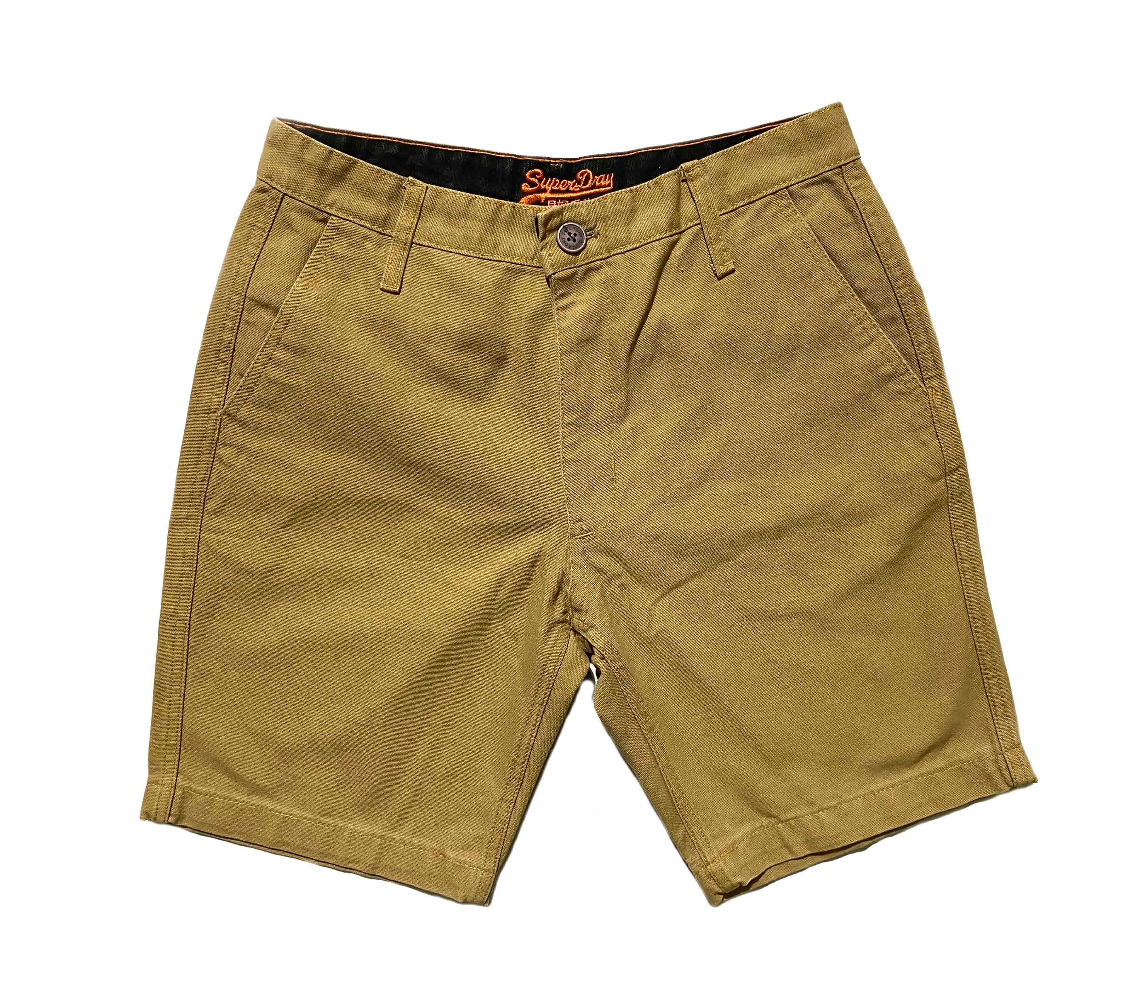 Superdry Mens Short Brown Waist:32