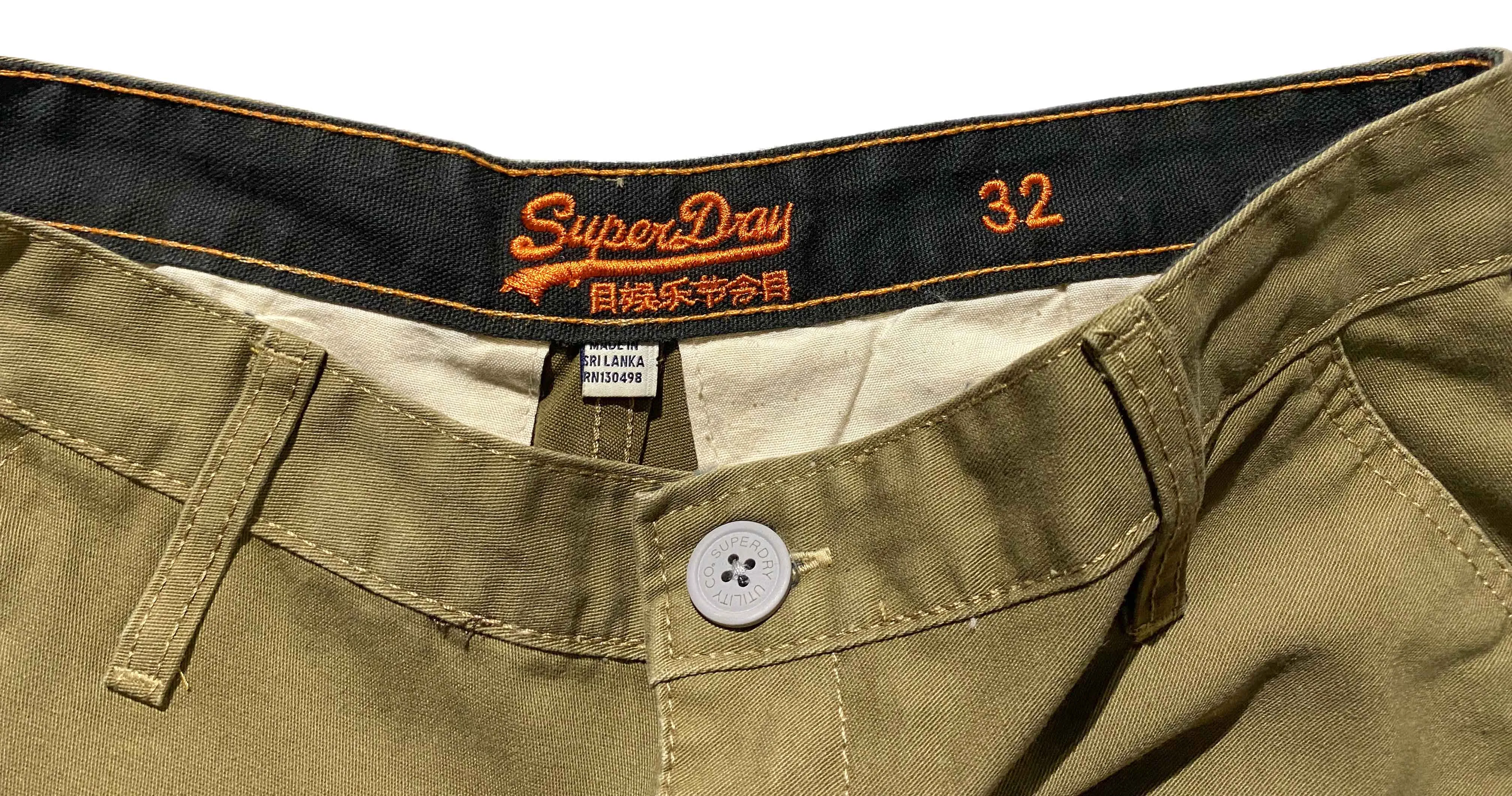 Superdry Cacao Mens Short Waist:32 - image 3