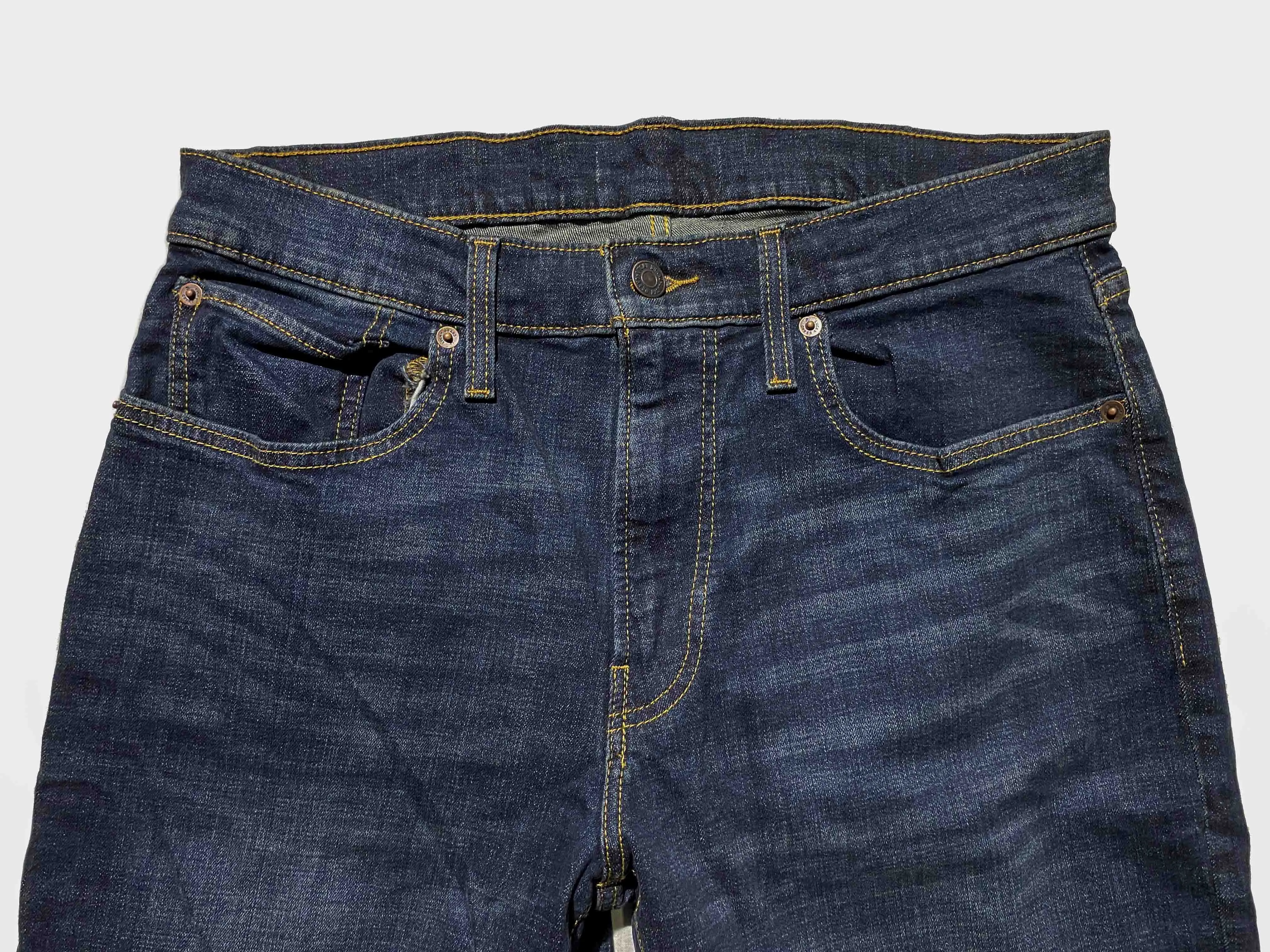 LUCKY BRAND Denim Slim Fit Dark Blue Waist:32 - image 4