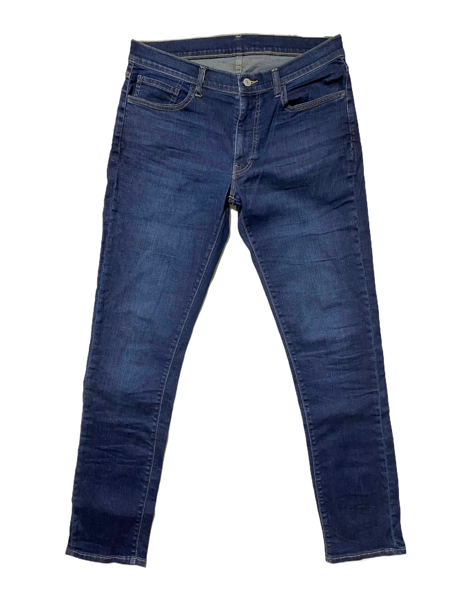 Branded Men's Blue Stretch Denim Jeans - image 2