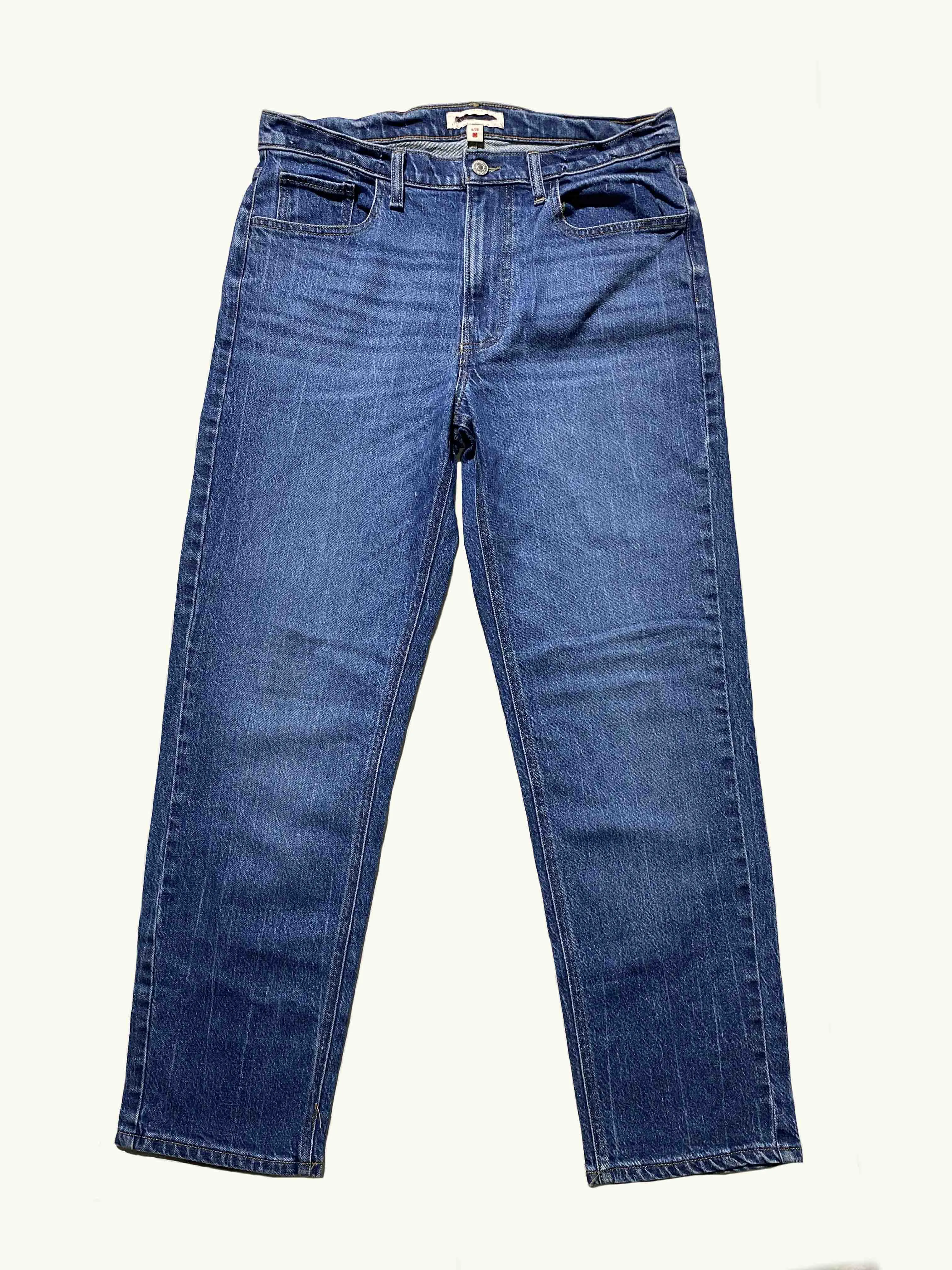 Generic Womens Blue High Rise Mom Jeans Denim