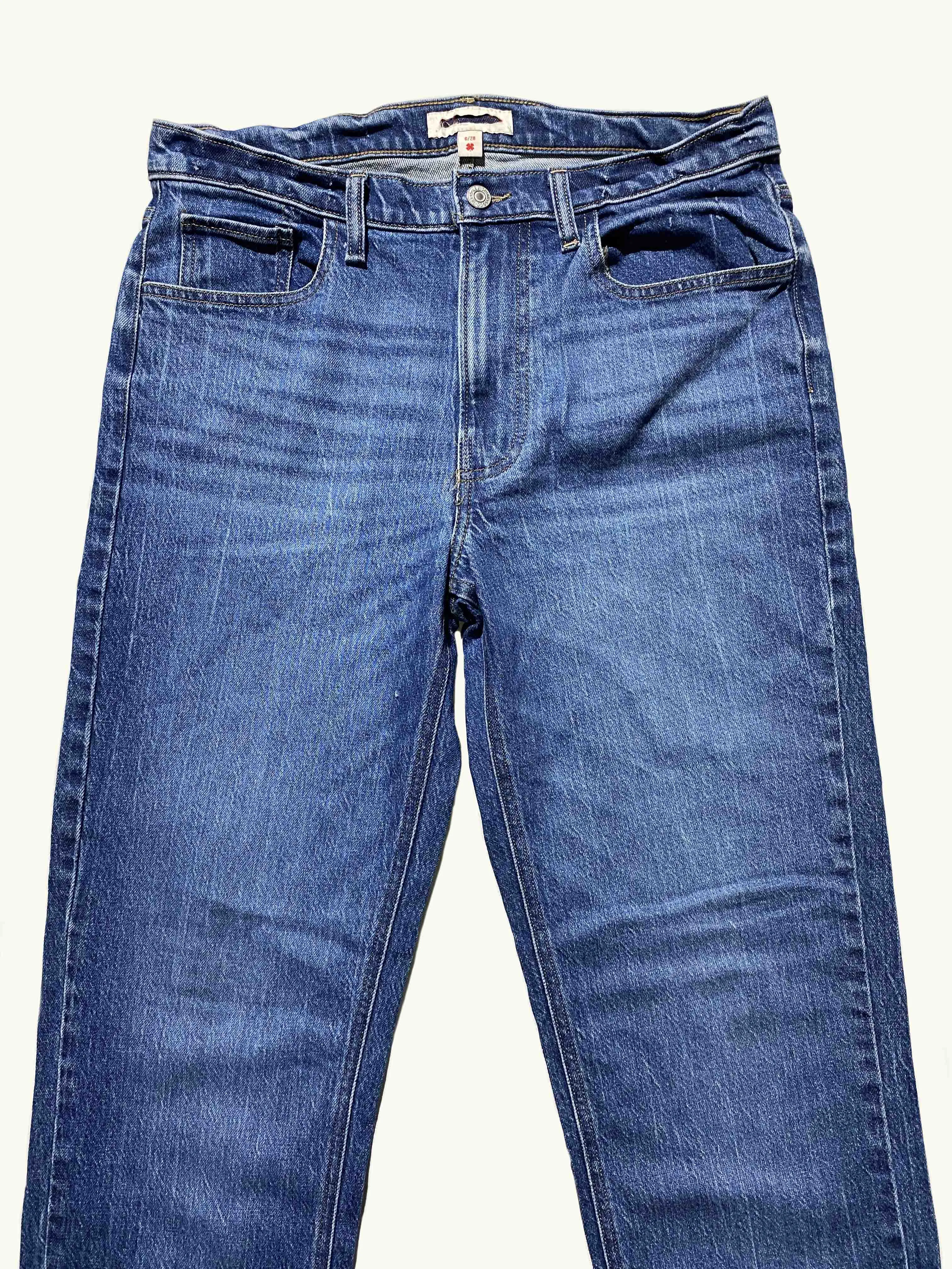 Generic Womens Blue High Rise Mom Jeans Denim - image 3