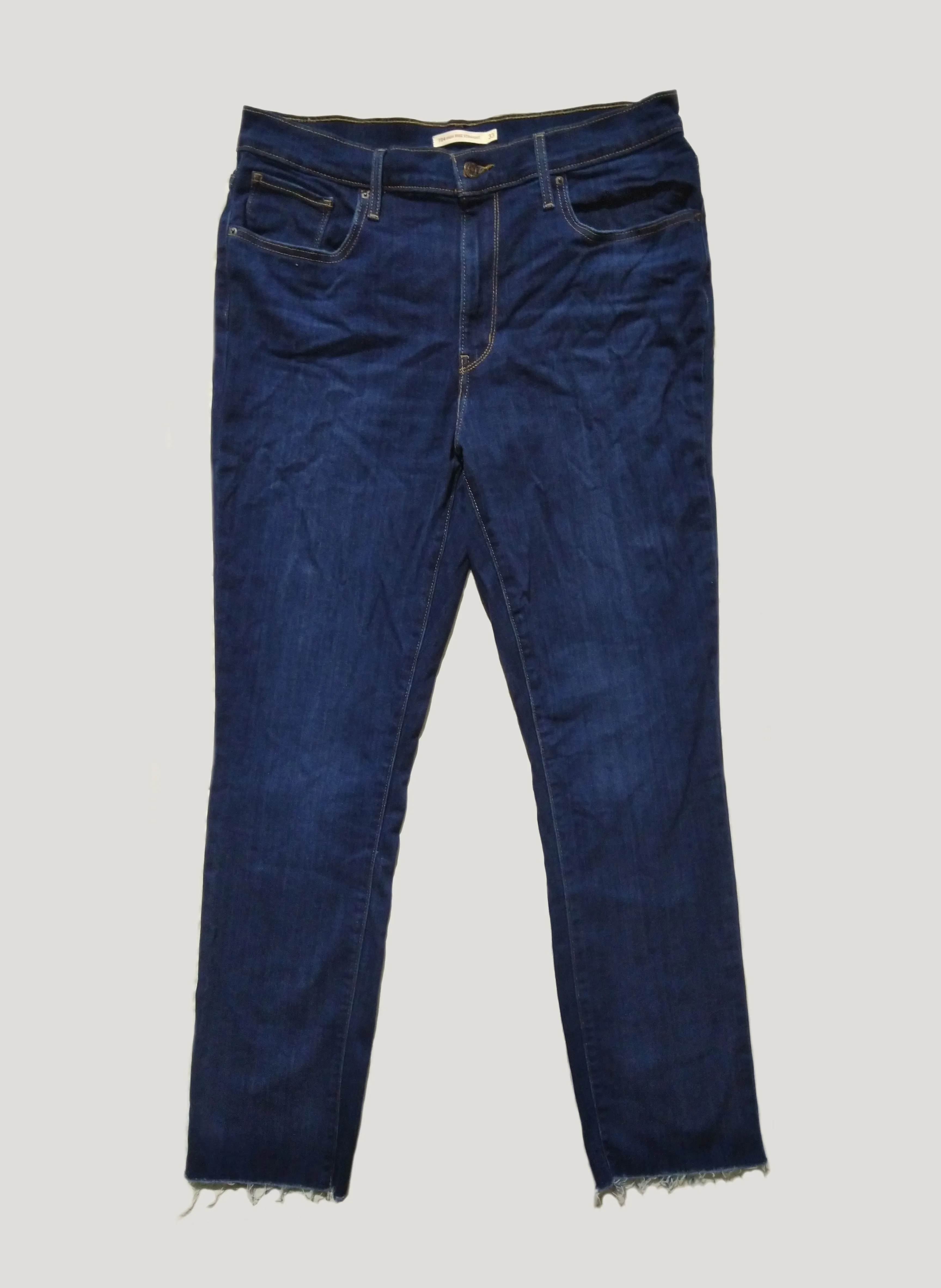 Levi's 724 High-Rise Straight Blue Womens Jeans