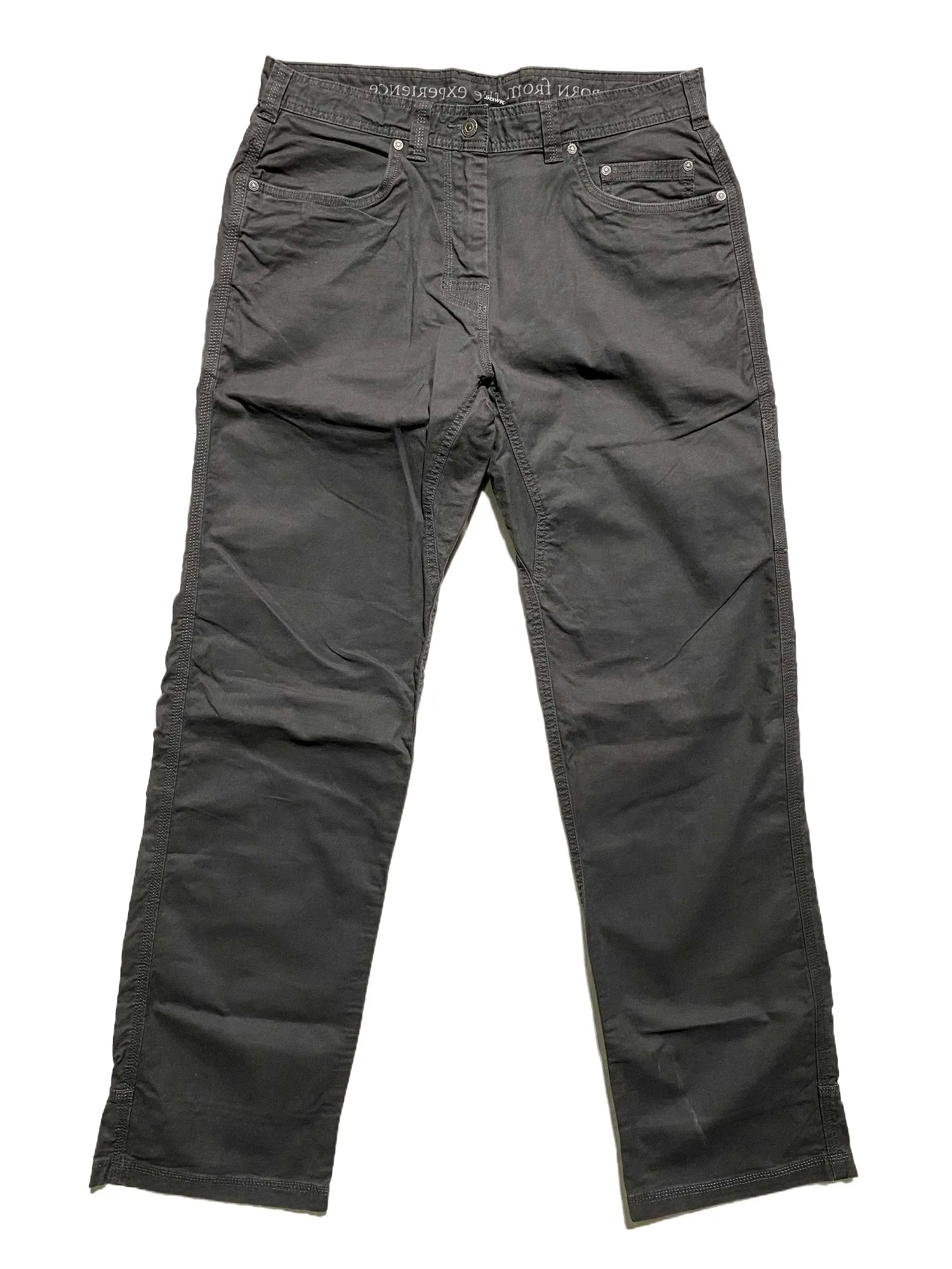 Generic Mens Dark Ash Cargo Straight Cut Pant - image 1