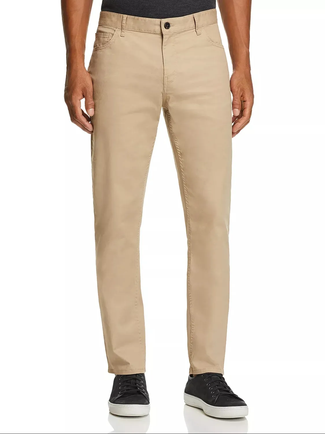 Generic Mens Slim Fit Twill Casual Pants Waist 34 - image 3